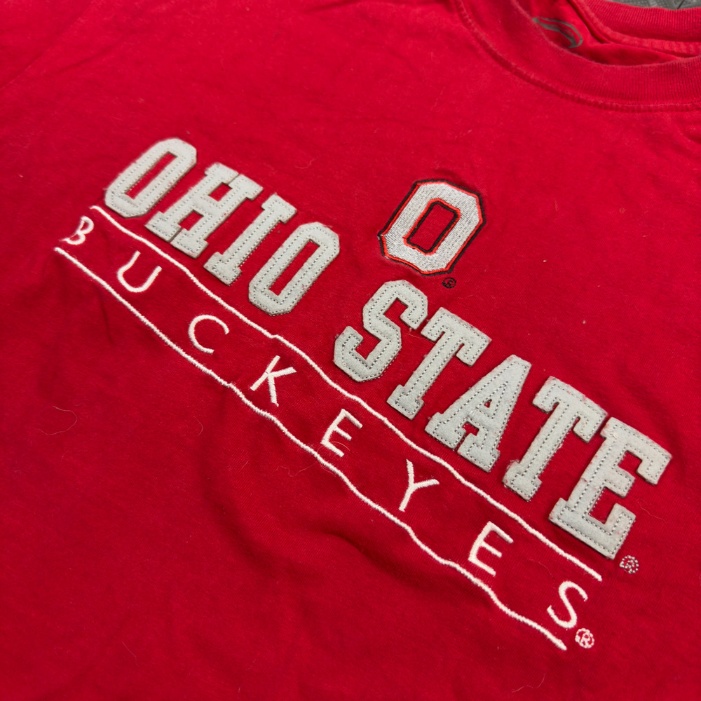 Vintage Cadre Ohio State Buckeyes Football T-Shirt Men's XL Red Short Sleeve - Picture 3 of 6